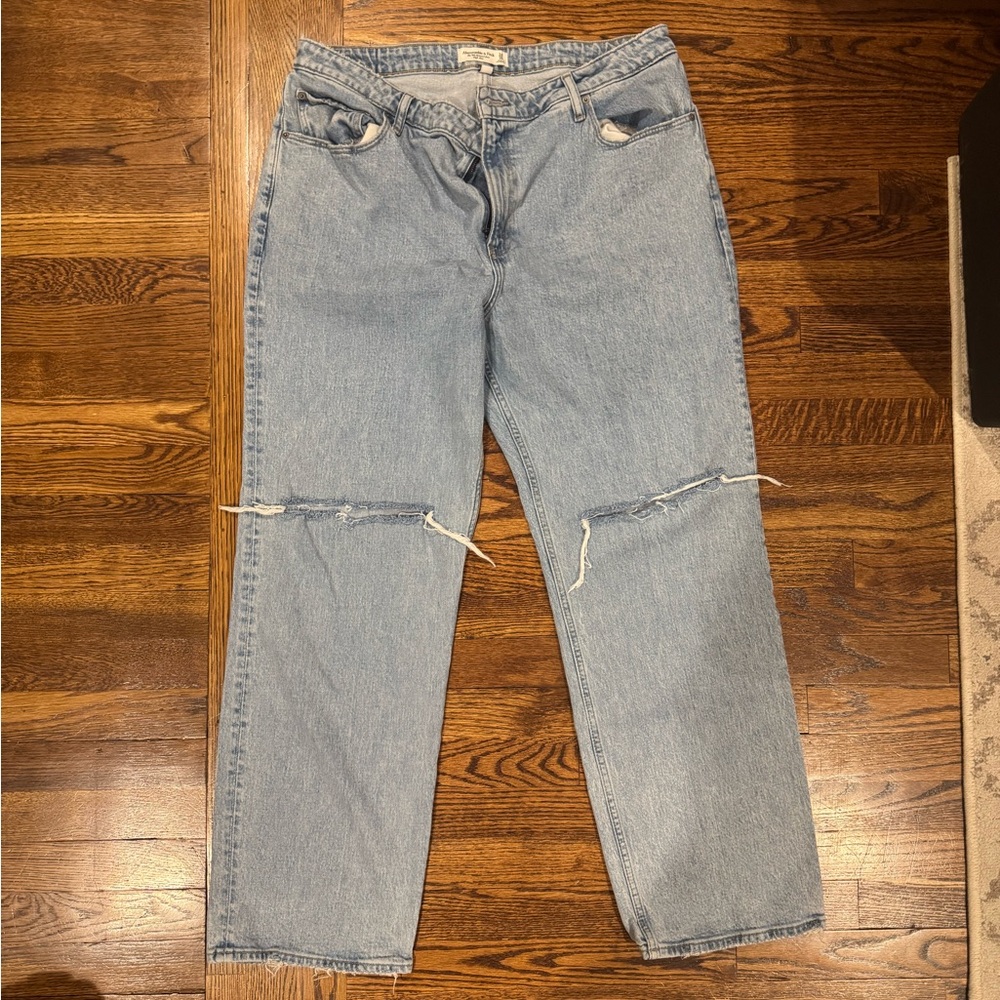 Abercrombie & Fitch Light Blue High Rise Jeans